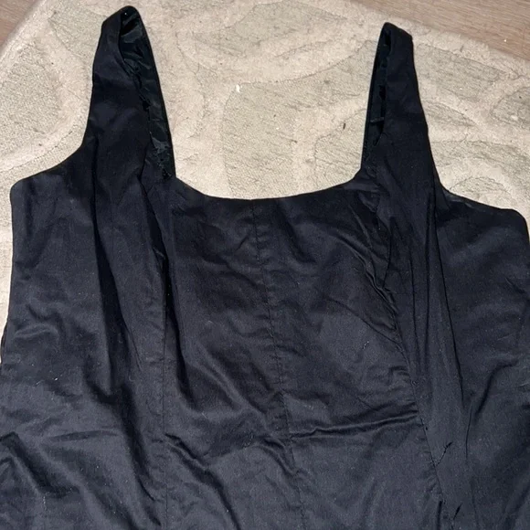 NWT🌷BITTEN BY SARAH JESSICA PARKER🌷 black cotton fully lined sundress - Picture 2 of 9